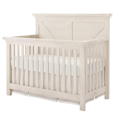 Westfield 50" Wide Traditional 4-in-1 Convertible Crib, Brushed White
