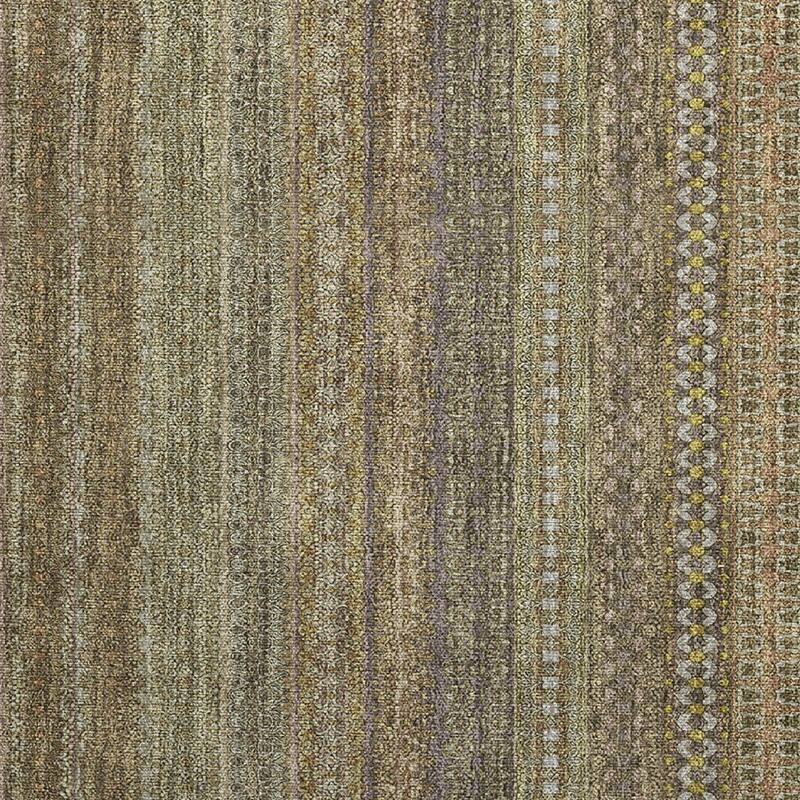 Pafi Stripe Weather Resistant Blended Style Outdoor Rug