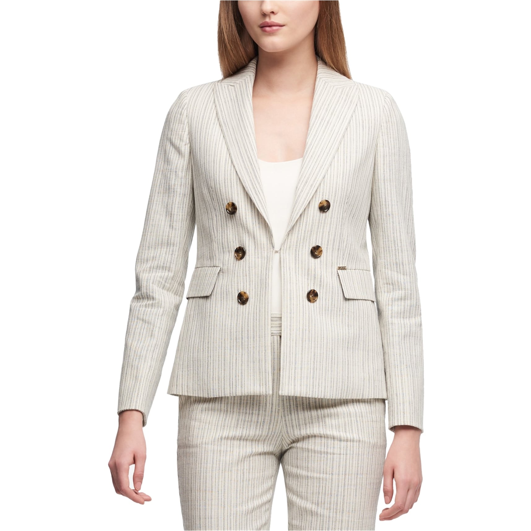macys womens white blazer