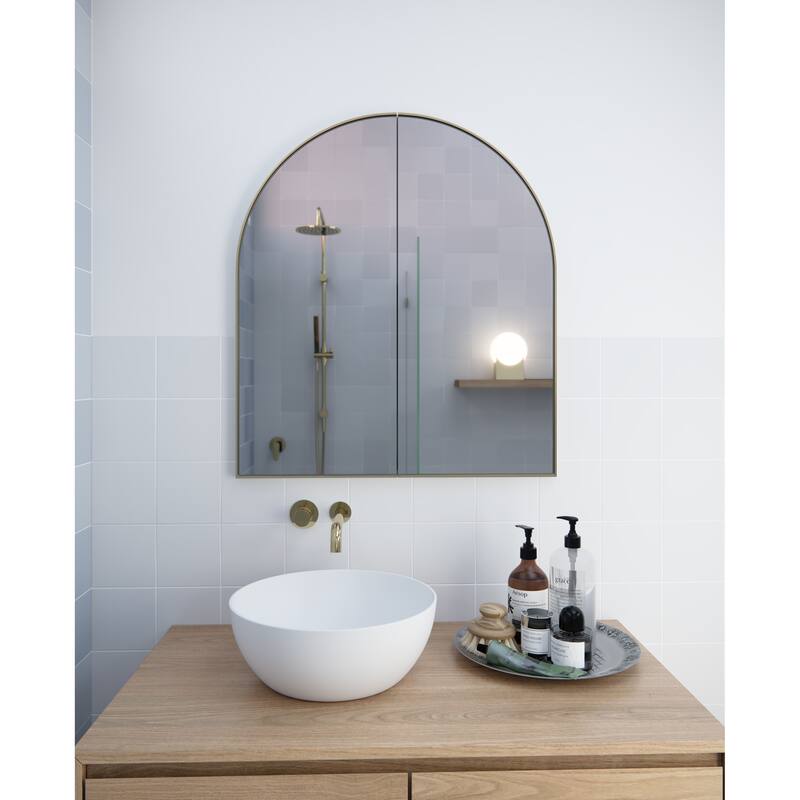 Stainless Steel Arch Medicine Cabinet