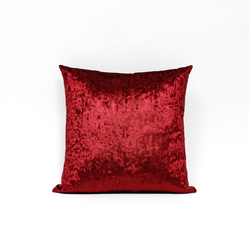 Glow's Avenue Square Velvet Solid Color Throw Pillow Cover Set of 2