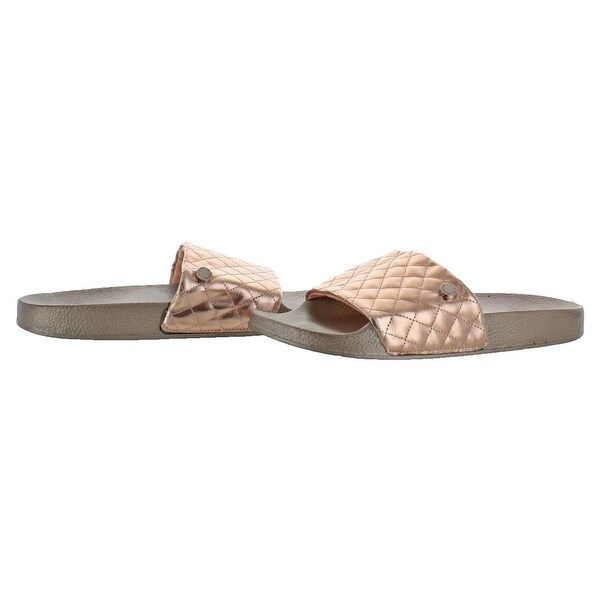 steve madden quilted slides