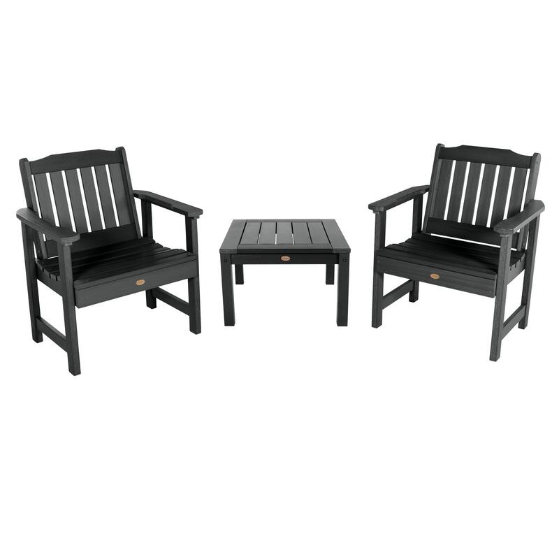 HIGHWOOD Lehigh Garden Chair Conversation Set - Black