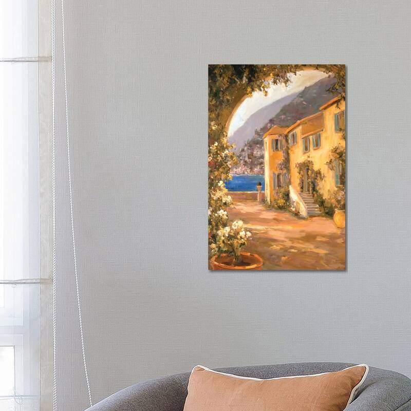 iCanvas "Italian Villa I" by Allayn Stevens Canvas Print - 26x18x1.5