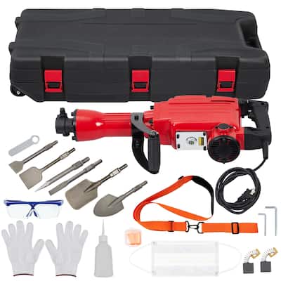 Heavy Duty Electric Demolition Jack Hammer, 6pcs 2200W - N/A
