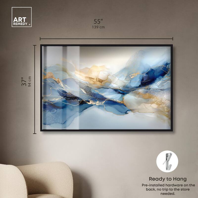 Postmodern Flow I Shadowbox by Art Remedy