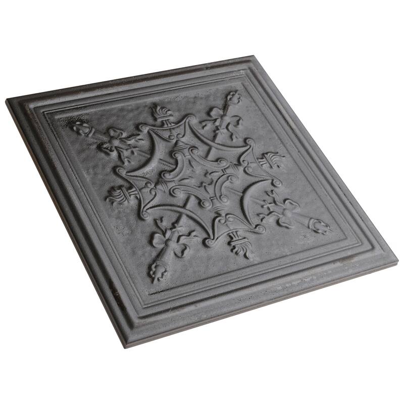 Merola Tile Fitz Lead 8" x 8" Ceramic Wall Tile