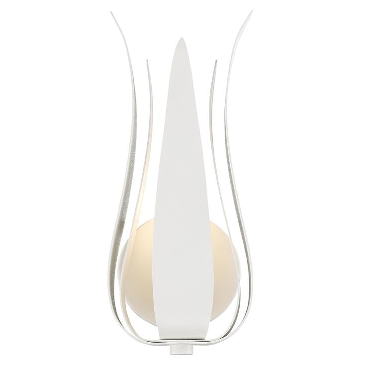 Broche 1 Light Matte White Wall Mount - 8'' W x 14'' H x 4.5'' D