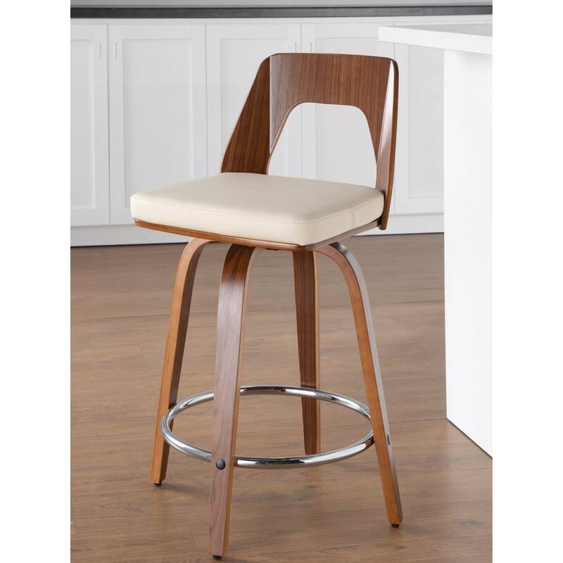 Carson Carrington Culnady Mid-century Modern Counter Stool (Set of 2)