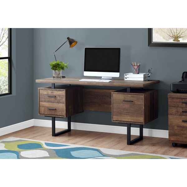 Offex Contemporary 60-inch Reclaimed Wood Computer Desk. Opens flyout.