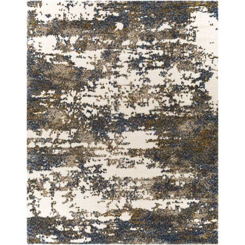 Livabliss Bohemian & Eclectic Celestial Shag Abstract Area Rug