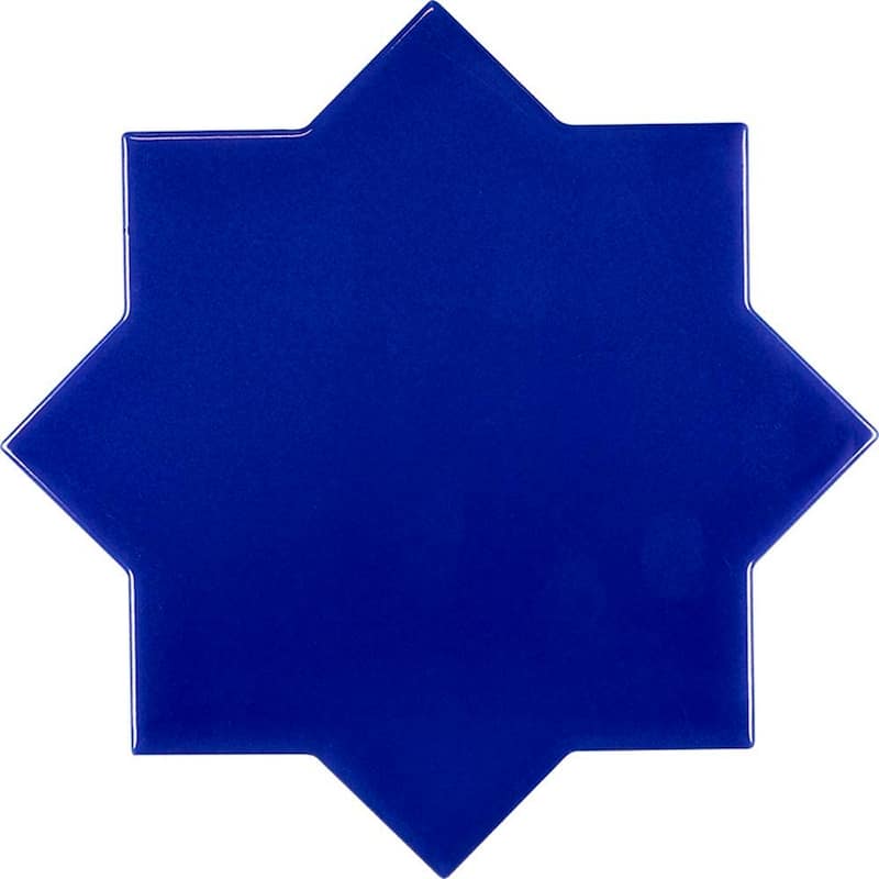 Siena 5" Star with Cross Glossy Ceramic Wall and Floor Tile (10.76 sq ft/case) - 54 Pack