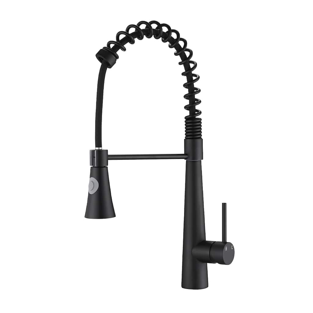 Commercial Kitchen Faucet with Pull Down Sprayer and Magnetic Docking Spray Head