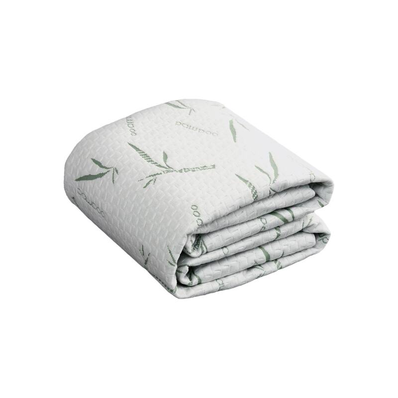 King Waterproof Rayon from Bamboo Deep Pocket Mattress Cover - White