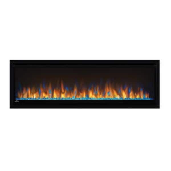 Napoleon NEFL50CHS Alluravision 5000 BTU 50" Wide Slimline Wall Mounted Electric Fireplace - Black