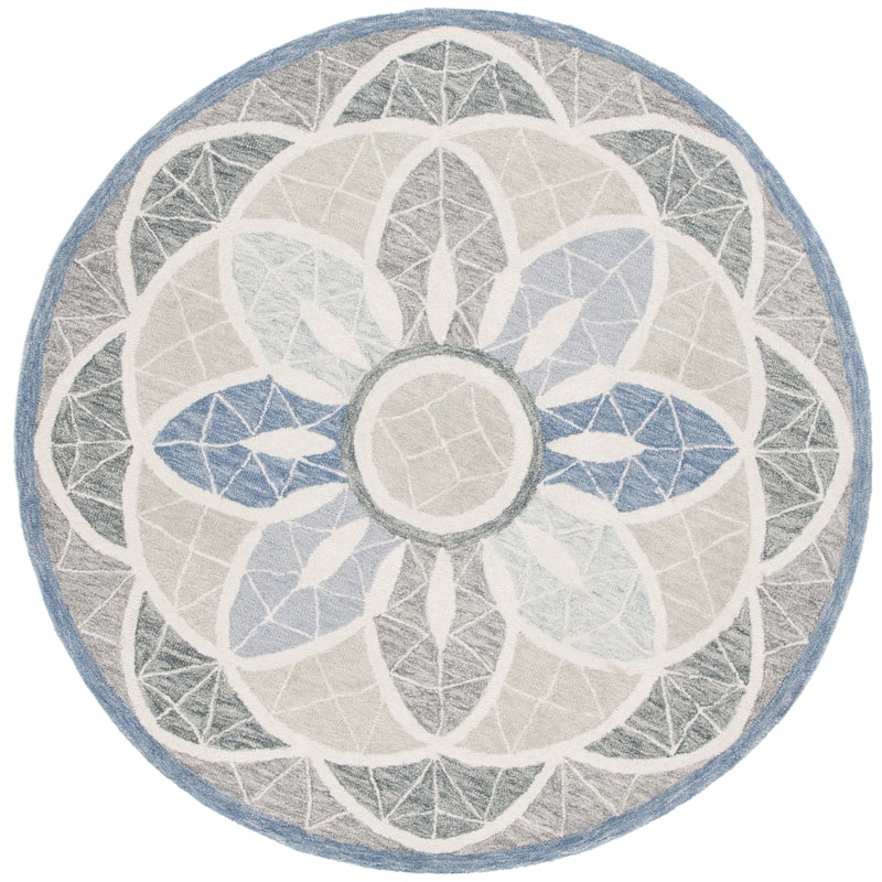 SAFAVIEH Handmade Novelty Edit Novelty Wool Rug