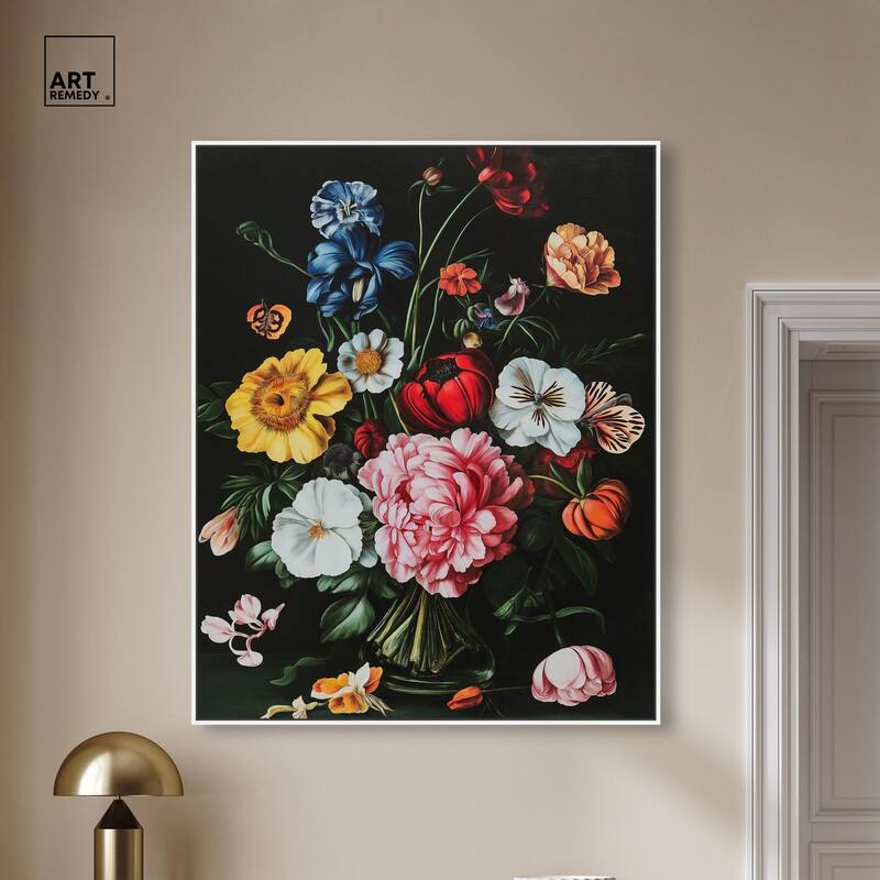 Violet Vignette I Canvas by Art Remedy