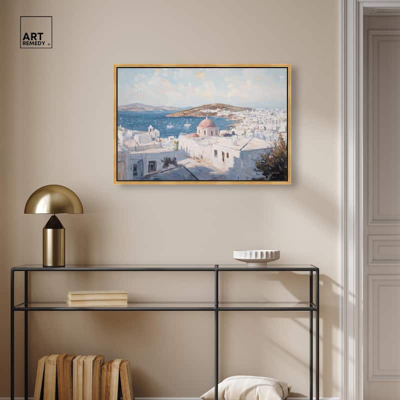 Early Morning Greece Canvas by Art Remedy