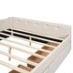 preview thumbnail 8 of 12, Queen Size Upholstered Platform Bed with Built-in USB Ports and 2 Storage Drawers