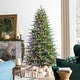 preview thumbnail 17 of 57, Glitzhome 7.5ft/9ft/11ft Pre-Lit Green Full Fir Artificial Christmas Tree with 1800/2450/3200 LEDs Simple Setup 7.5FT