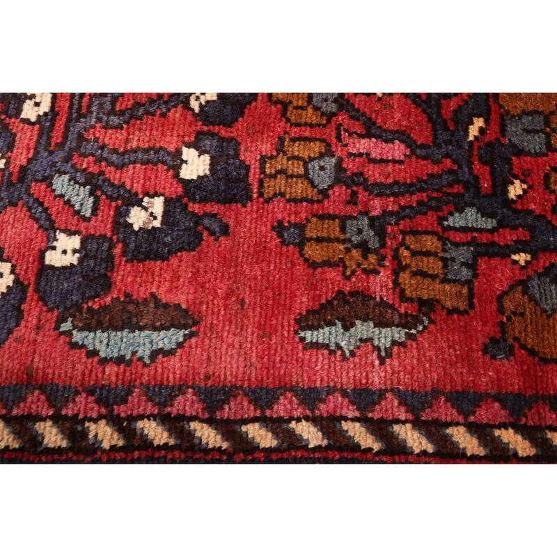 ECARPETGALLERY Hand-knotted Andelz Red Wool Rug - 3'1 x 9'11