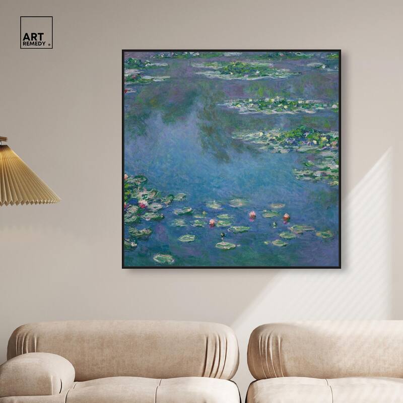 Monet Water Lilies Canvas by Art Remedy