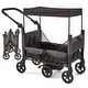 preview thumbnail 1 of 3, Contours Curve 360 Stroller Wagon - Black