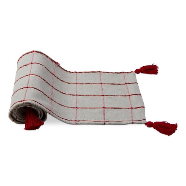 Check Runner With Tassels - Bed Bath & Beyond - 41728978