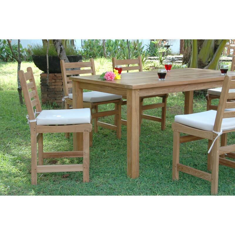 Medieval Dining Set 7 Piece - Rectangular Table & Chairs - Elegant Design