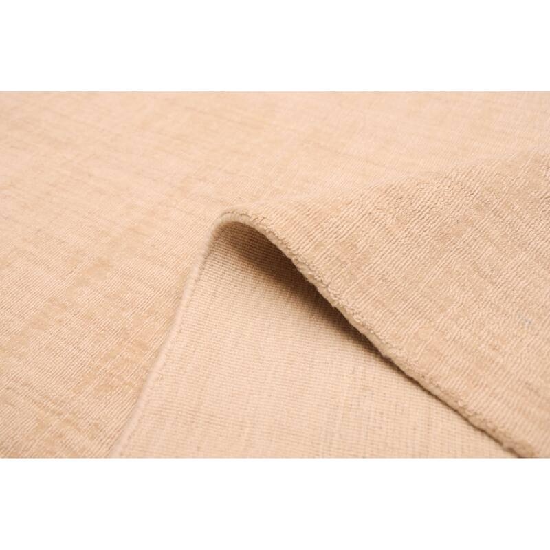 ECARPETGALLERY Hand Loomed Kashkuli Gabbeh Ivory Wool Rug - 7'10 x 9'10