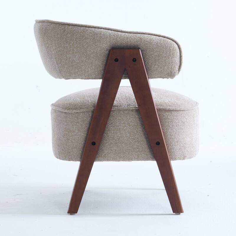 Modern Accent Chair, Armchair with 8.7" Thick Seat Cushion for Living Room