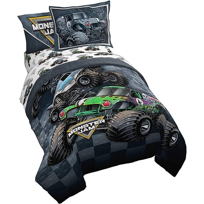 Monster Jam Slash Full Bed Set