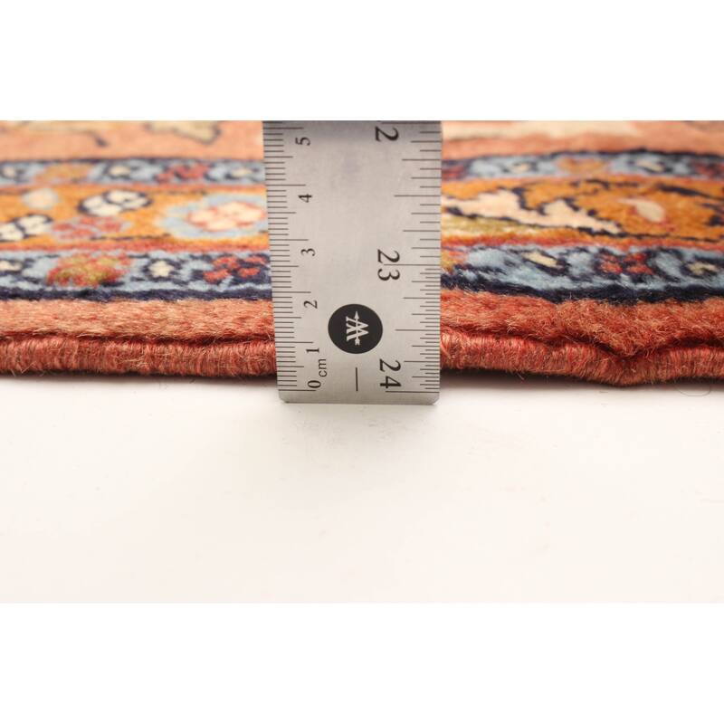 ECARPETGALLERY Hand-knotted Anatolian Copper Wool Rug - 2' 7" x 9' 4"