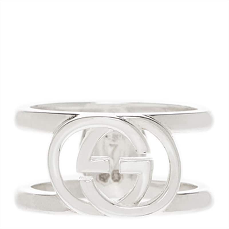 Gucci Interlocking G Wide Band Ring