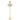Empire 8 Light 18in Gold Floor Lamp with Crystals