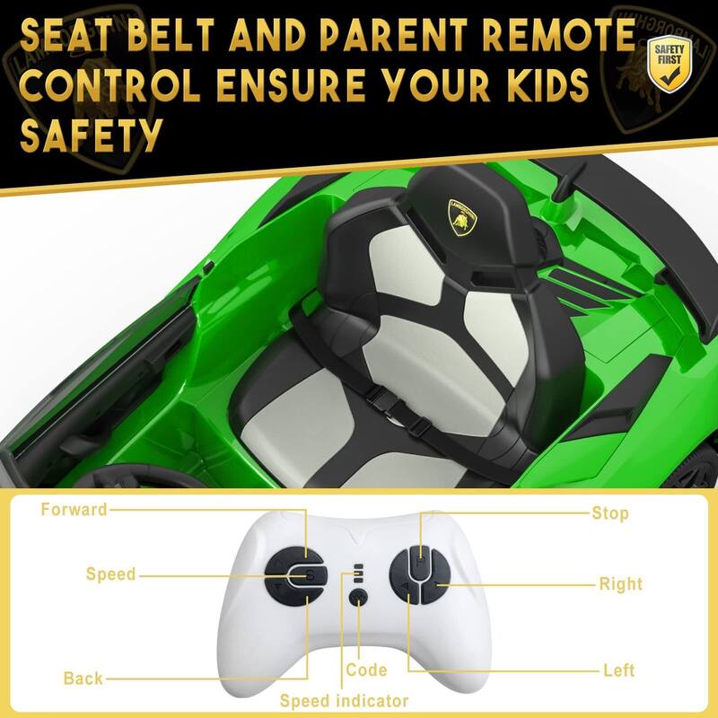 12v Ride on Car, Battery Powered Electric Car for Kids
