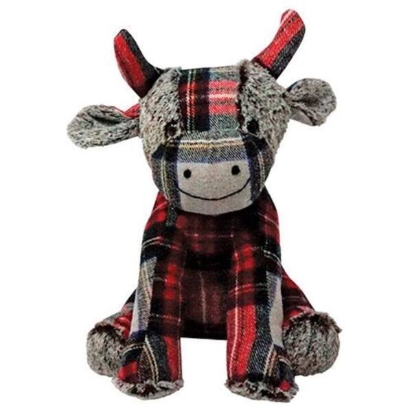Red/Gray Plaid Cow Doorstop Bed Bath & Beyond 34615656
