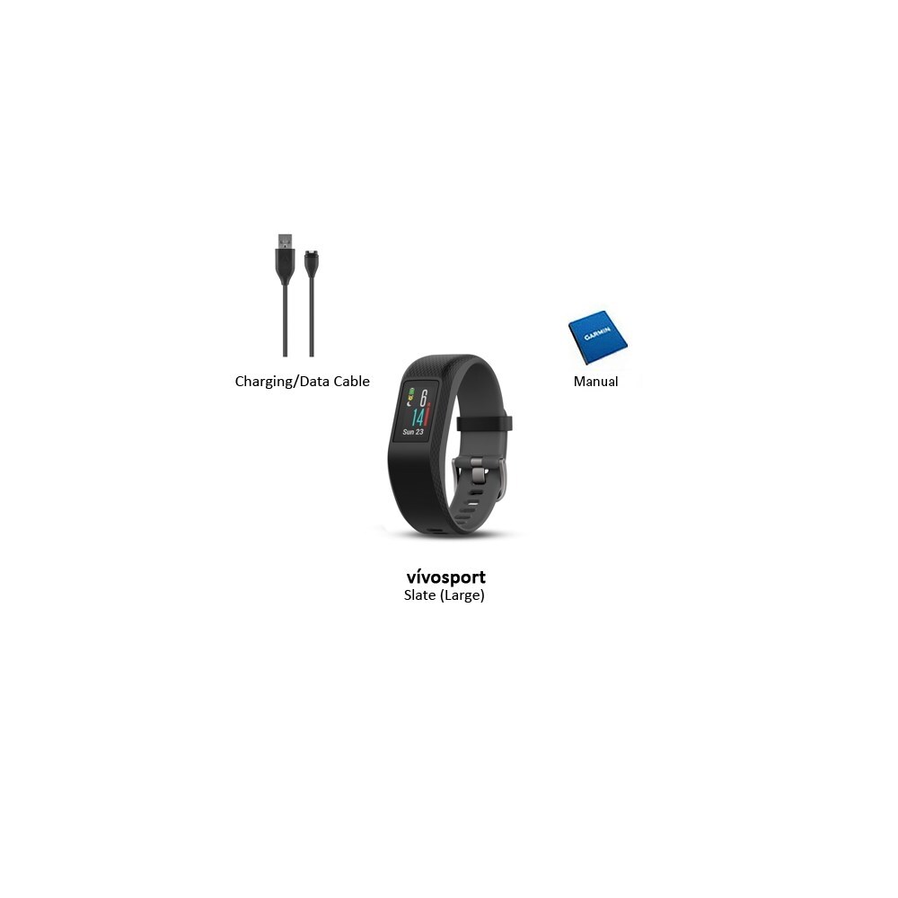 garmin large vivosport slate