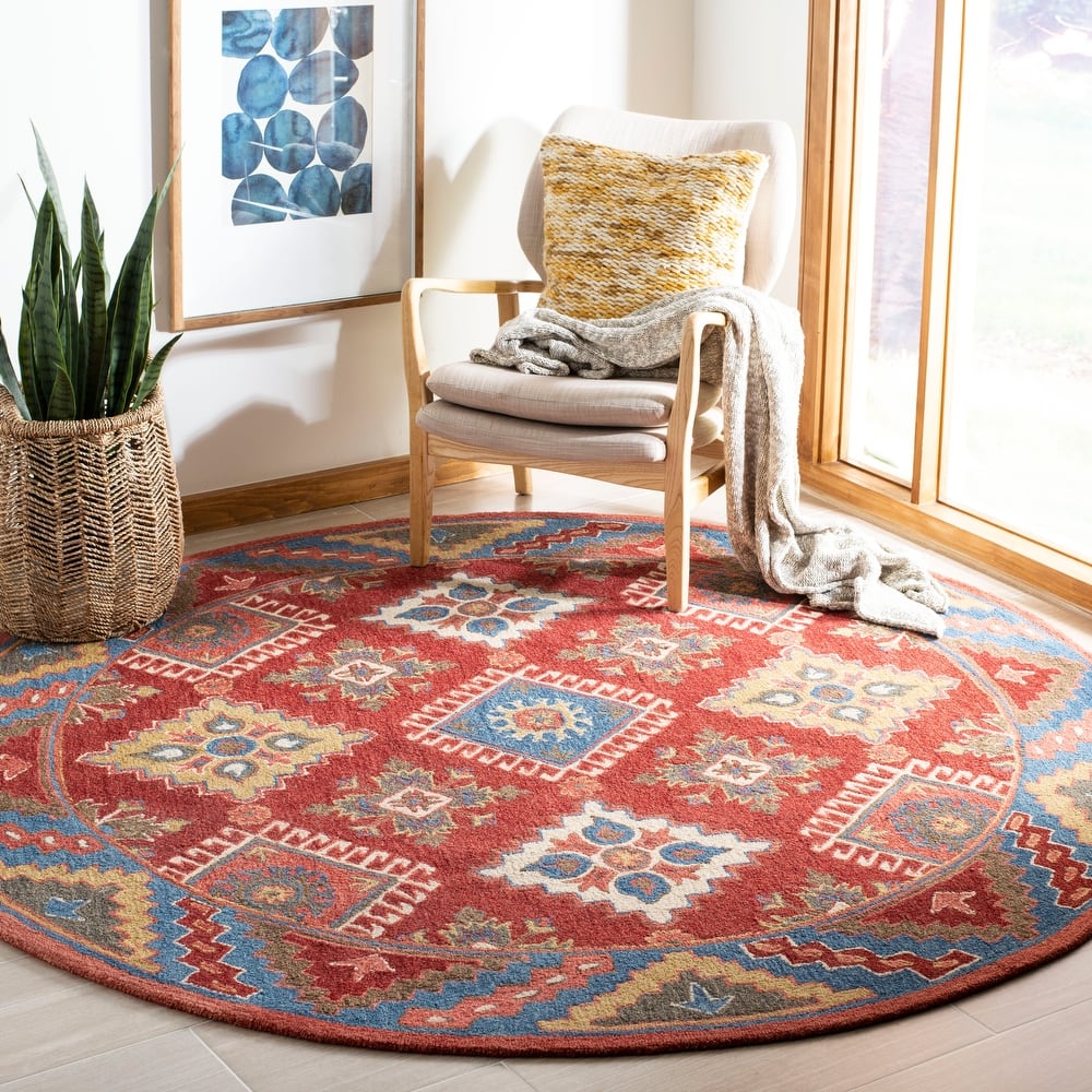 SAFAVIEH Handmade Aspen Boika & Eclectic Tribal Wool Rug