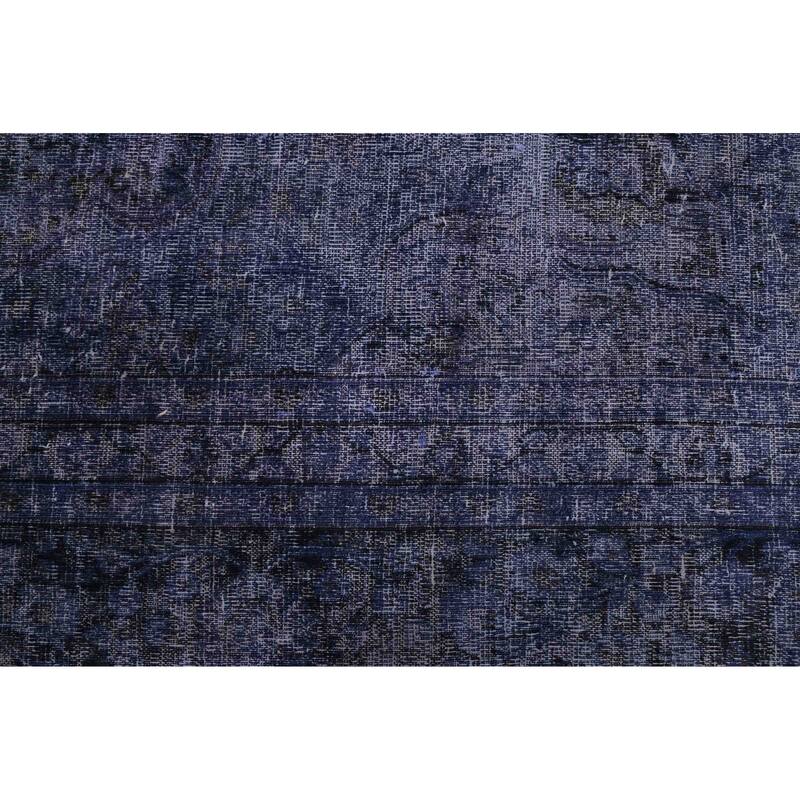 ECARPETGALLERY Hand-knotted Color Transition Indigo Wool Rug - 9'6 x 12'4