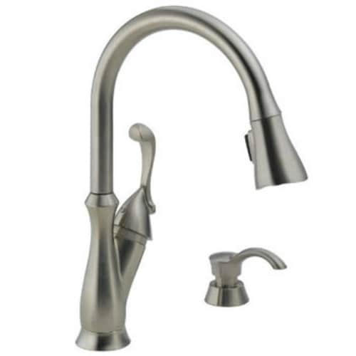Delta 19950-SSSD-DST Arabella Single Handle Pulldown Kitchen Faucet, 24"