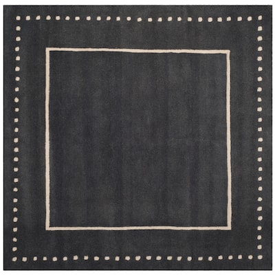 SAFAVIEH Handmade Bella Alverta Dotted Border Wool Rug