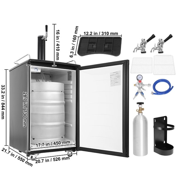 Beer dispenser refrigerator 2025