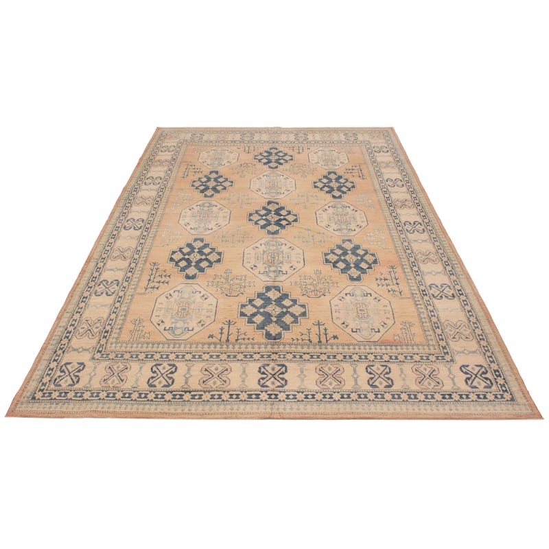 ECARPETGALLERY Hand-knotted Finest Ghazni Copper, Tan Wool Rug - 9'1 x 13'5