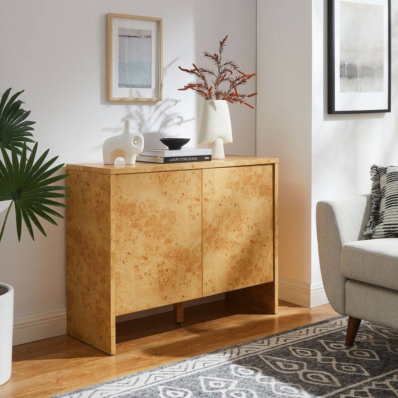 Hudson 40" Burl Wood Sideboard - Burl