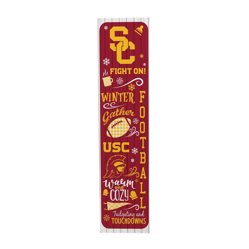 47" Double Sided Seasonal Porch Leaner, University of Southern California - 47" x 11.25"