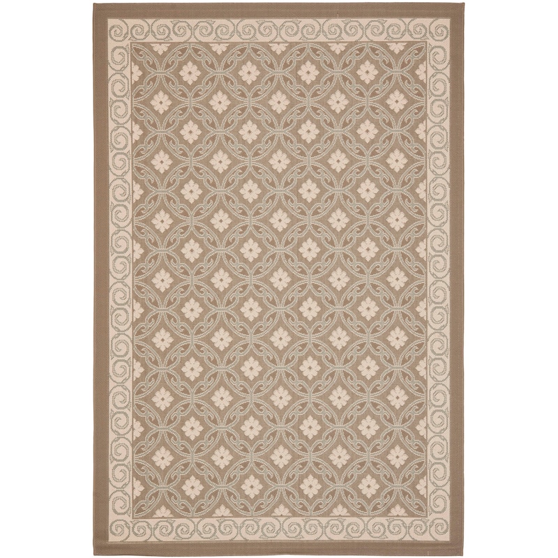 SAFAVIEH Courtyard Vernetta Indoor/ Outdoor Waterproof Patio Backyard Rug