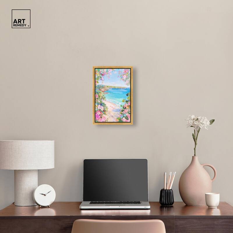 Hillside Harbor View II Canvas by Art Remedy