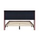 preview thumbnail 37 of 39, Queen Size Corduroy Platform Bed with Tufted Headboard and Metal Legs