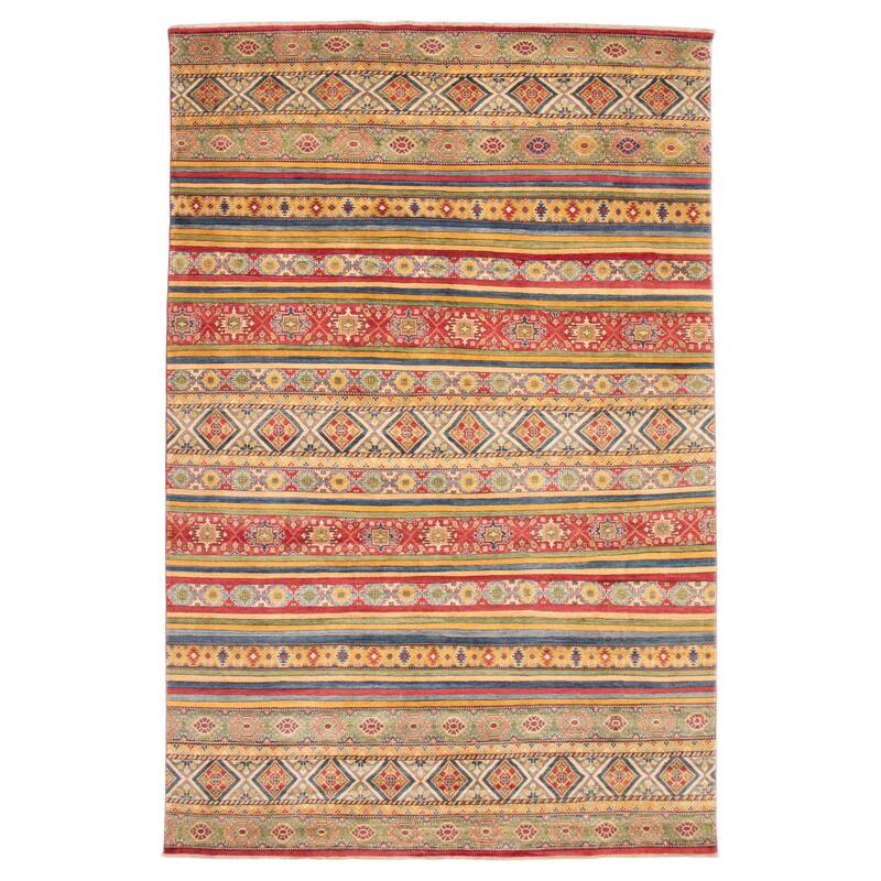 ECARPETGALLERY Hand-knotted Finest Ghazni Red Wool Rug - 9'5 x 13'11